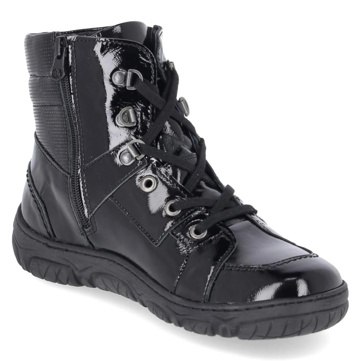 Schnürboots - SCHWARZ