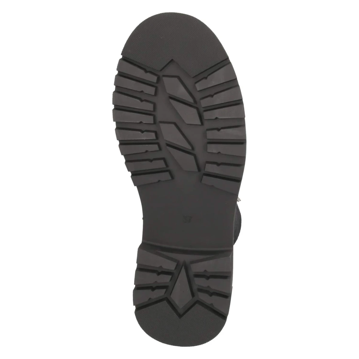 Schnürstiefeletten - black flower velvet
