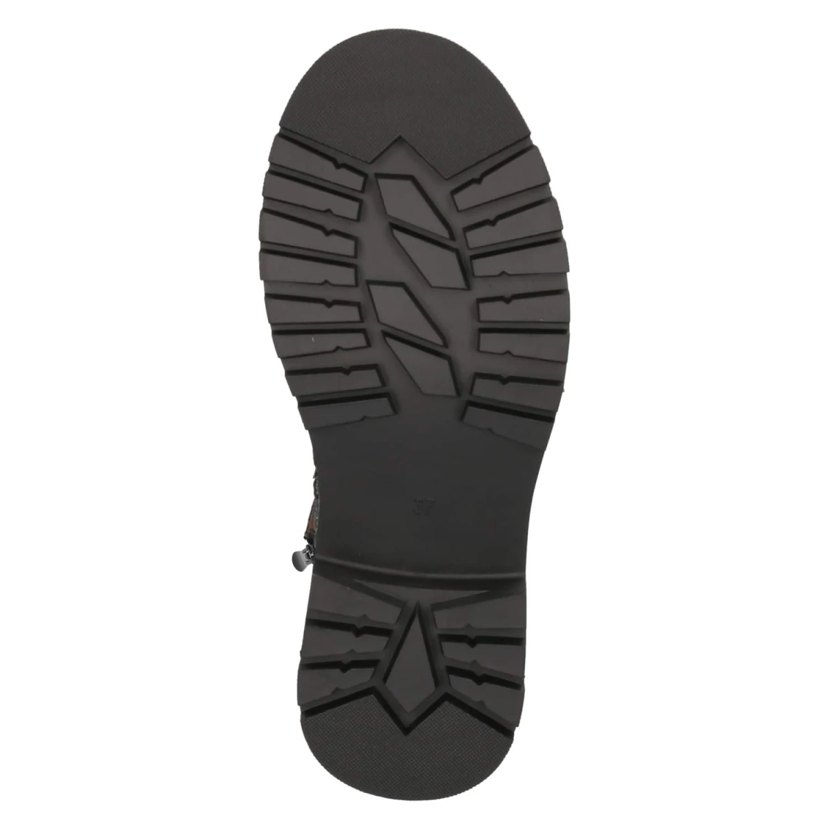 Schnürstiefeletten - Blk/Red Flower PU