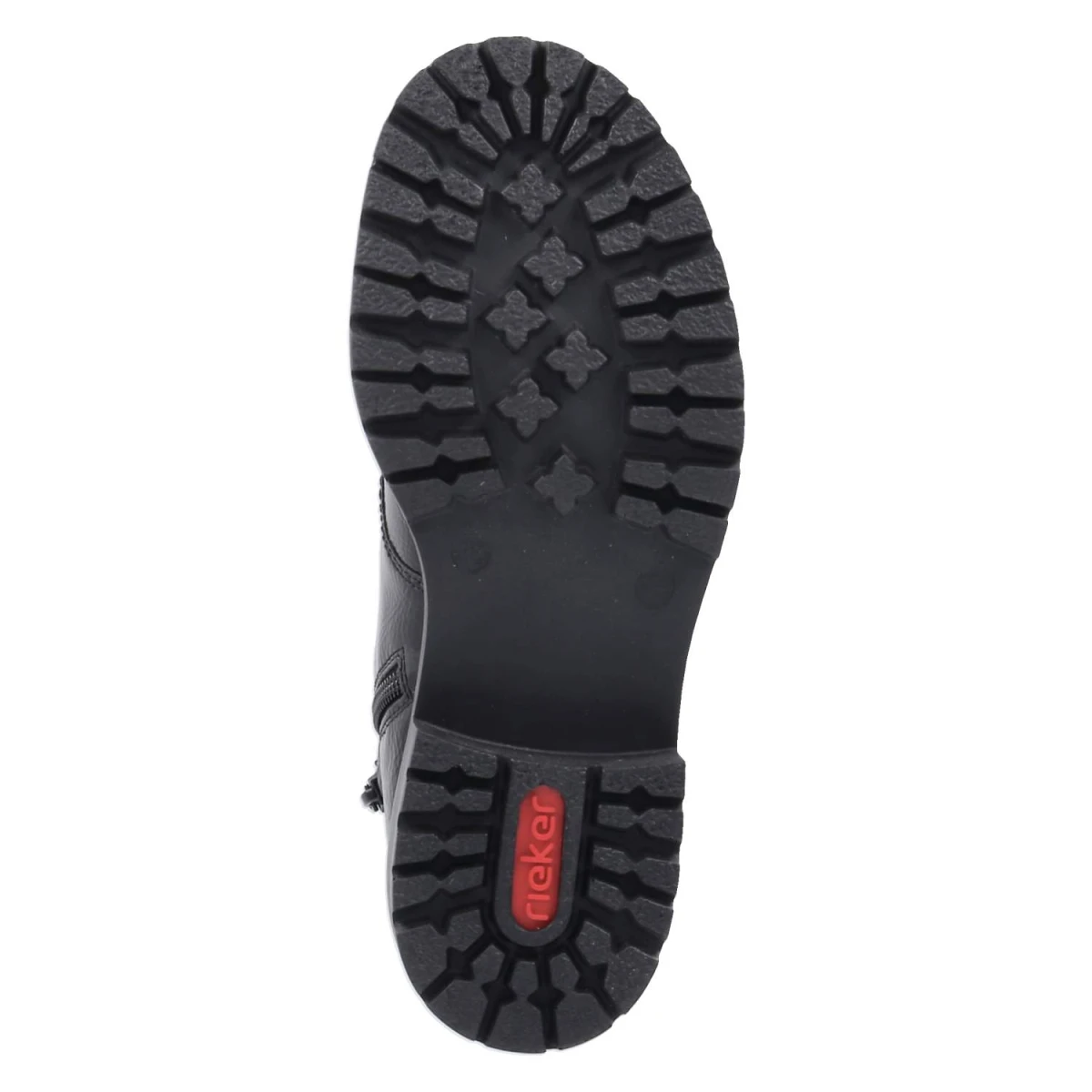 Schnürboots - schwarz kombi