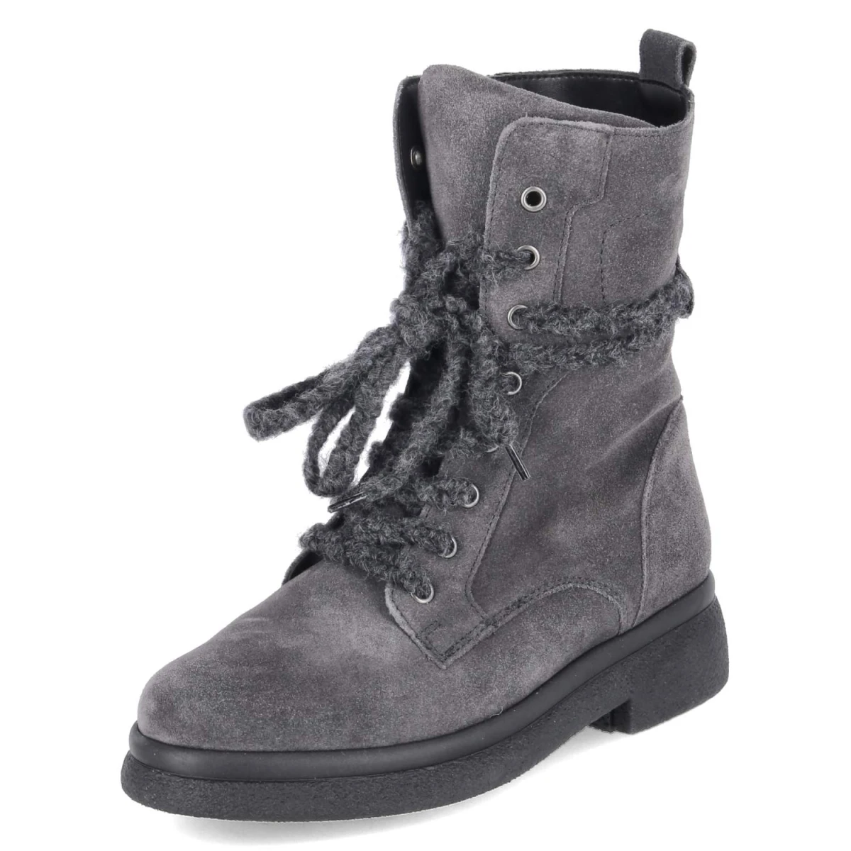 Schnürstiefeletten - DARK-GREY