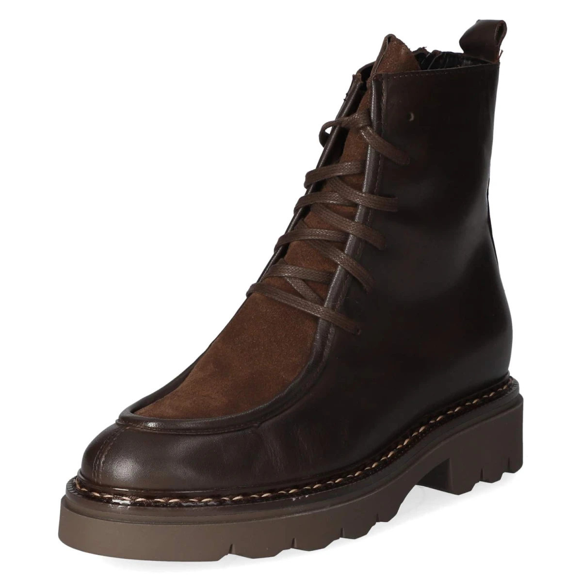 Schnürboots - cioccalato/ebony