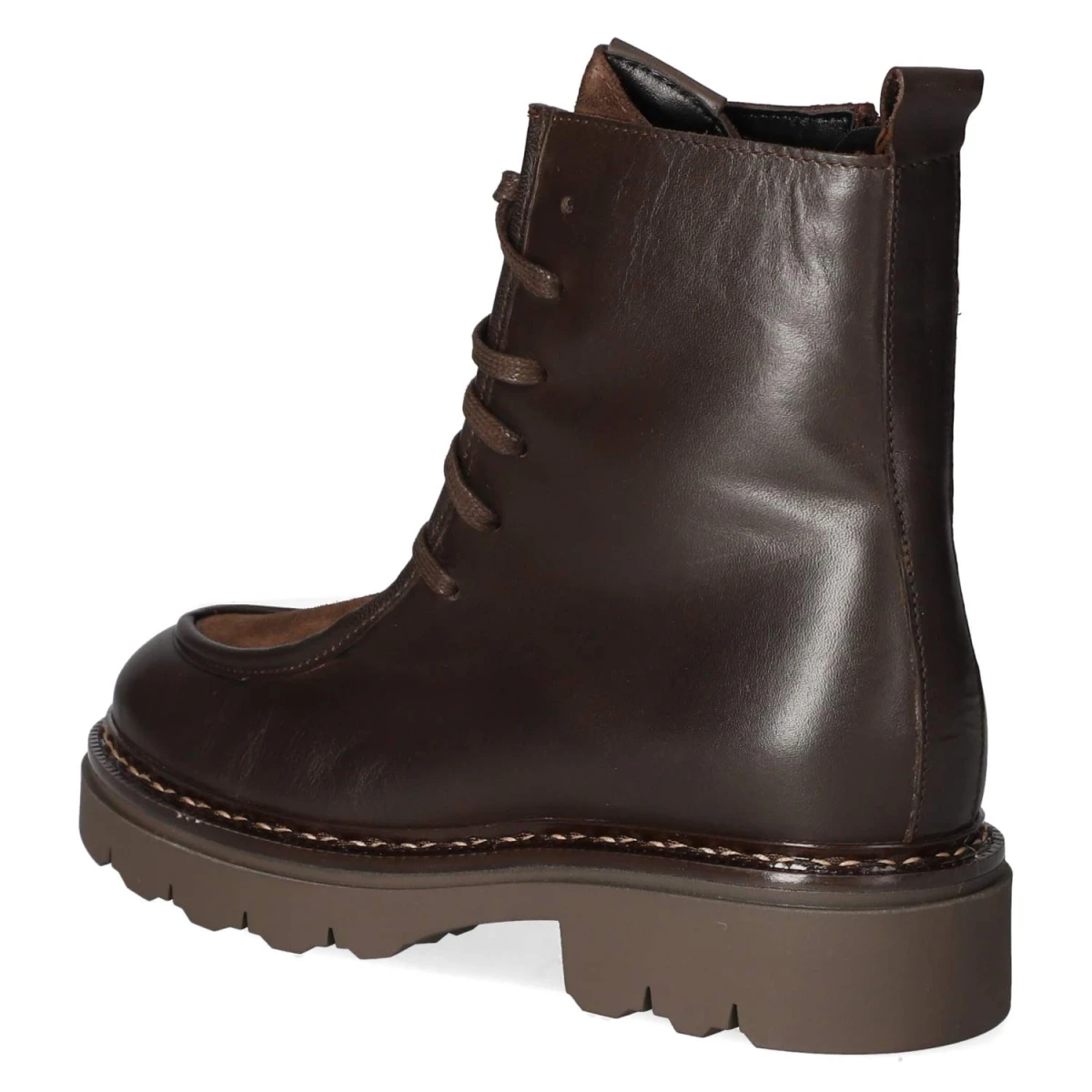 Schnürboots - cioccalato/ebony