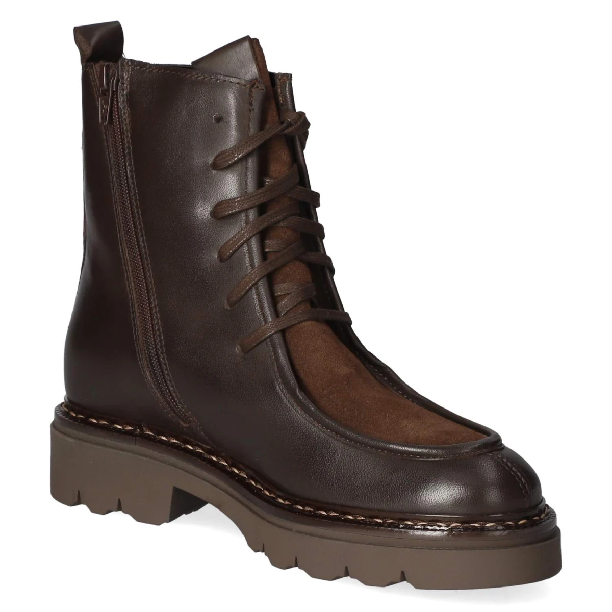 Schnürboots - cioccalato/ebony