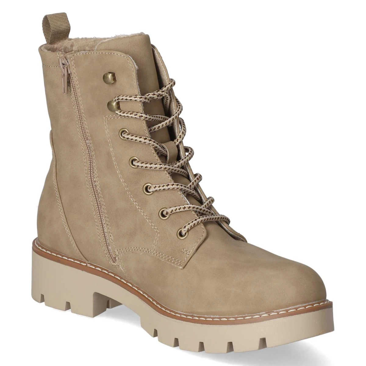 Schnürstiefeletten - brown