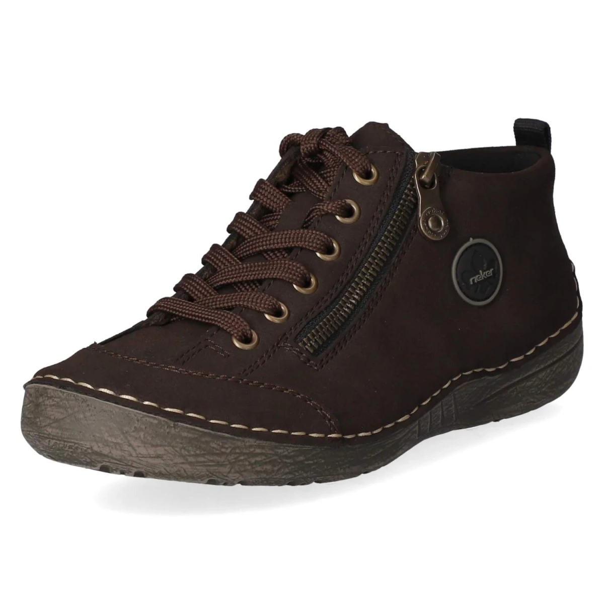 Schnürschuhe - braun