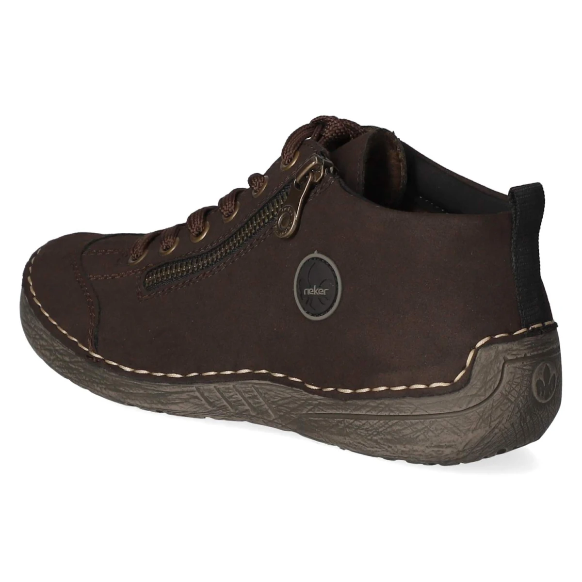 Schnürschuhe - braun