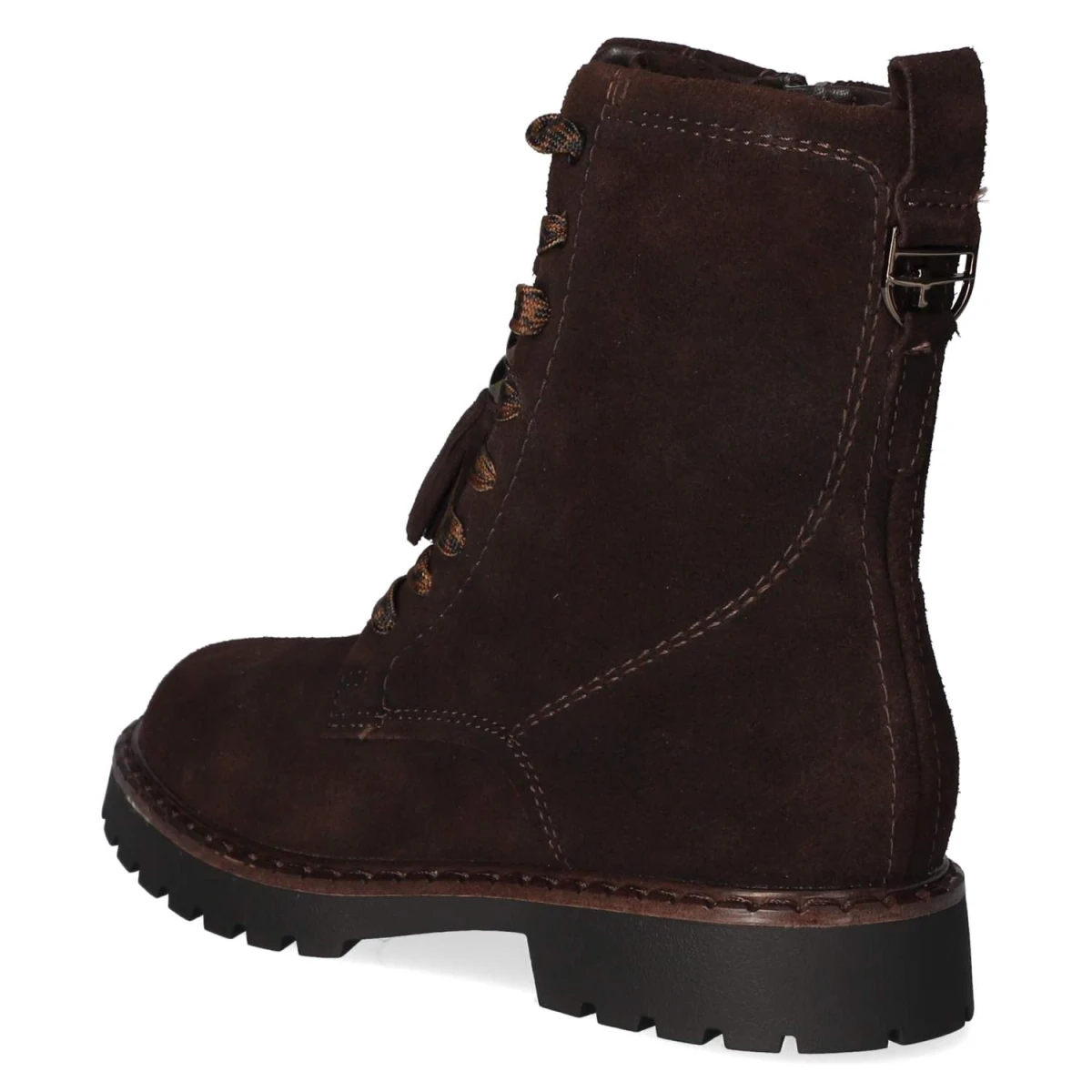 Schnüstiefeletten - mocca