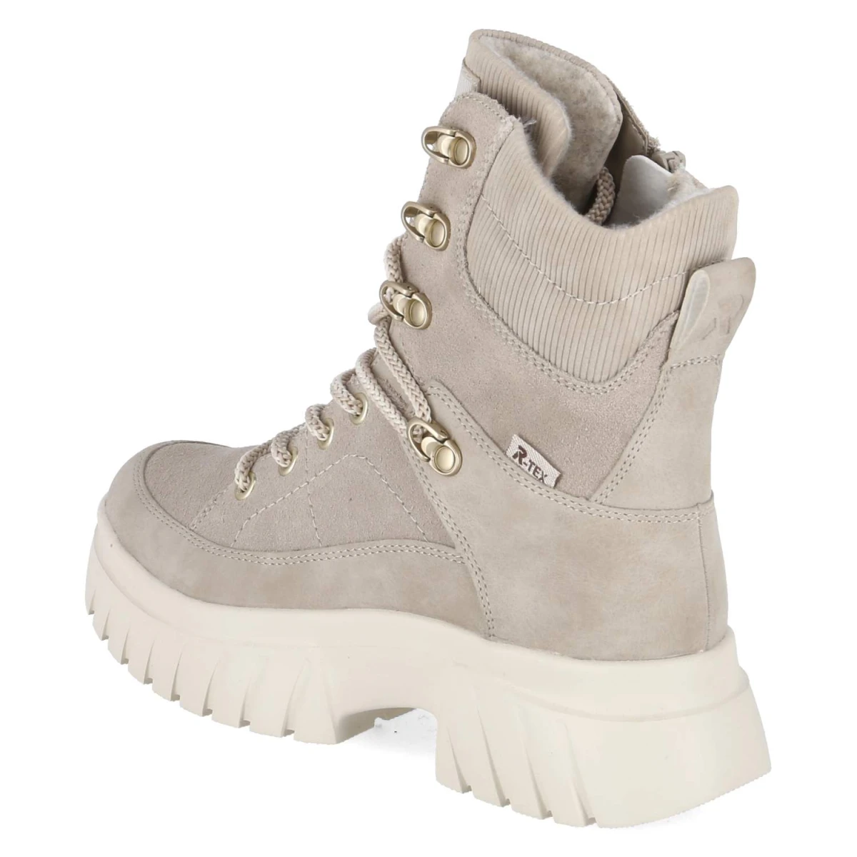 Schnürboots - Beige