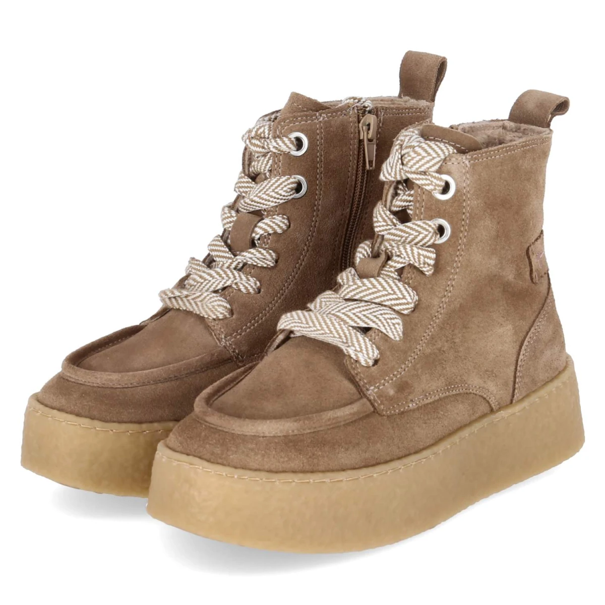 Schnürboots - BEIGE