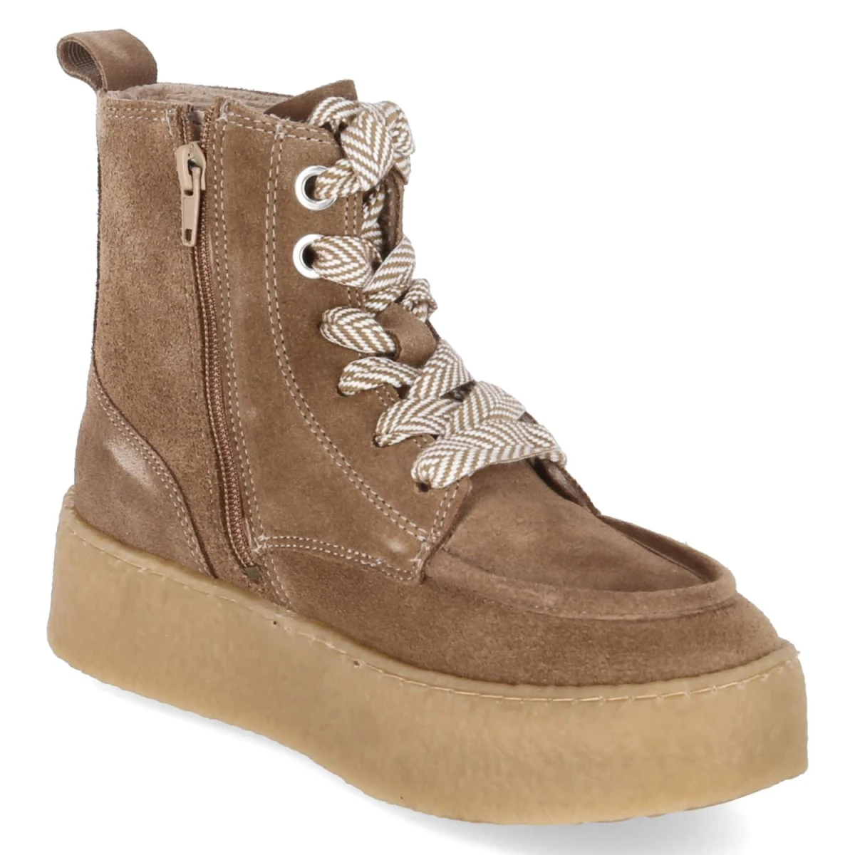 Schnürboots - BEIGE