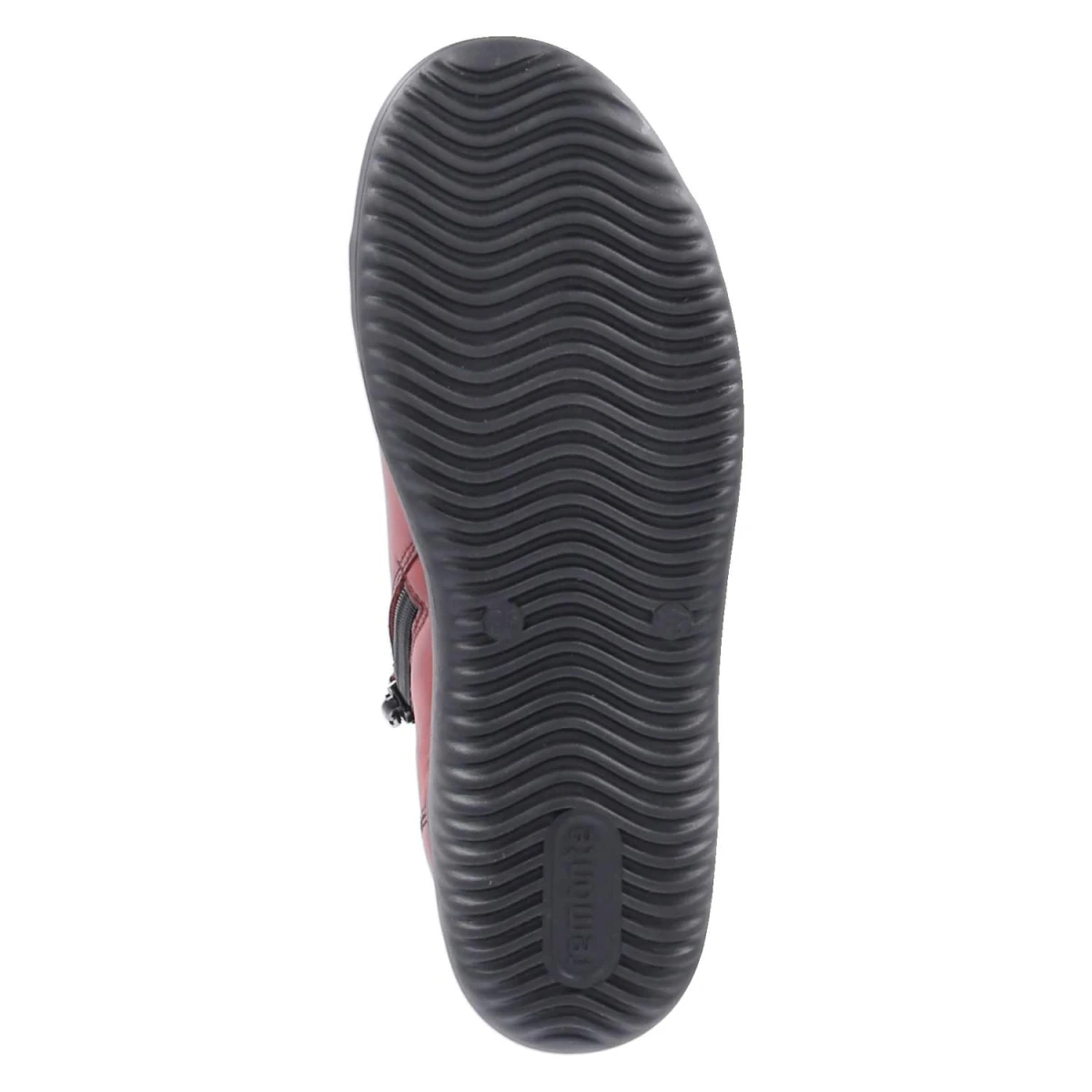 Schnürstiefeletten - rot kombi