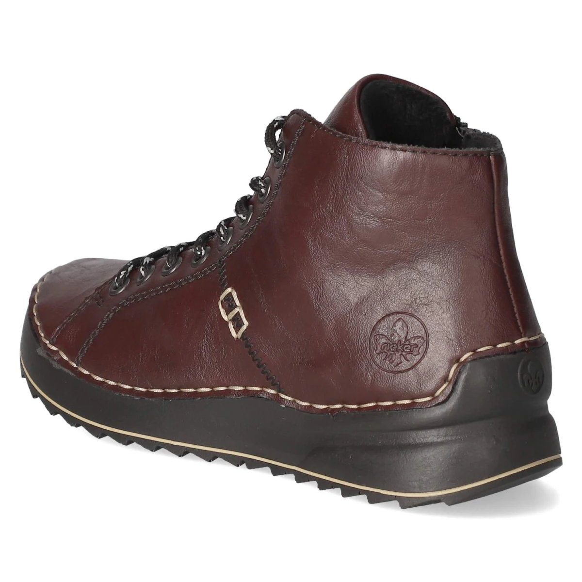 Schnürstiefeletten - rot