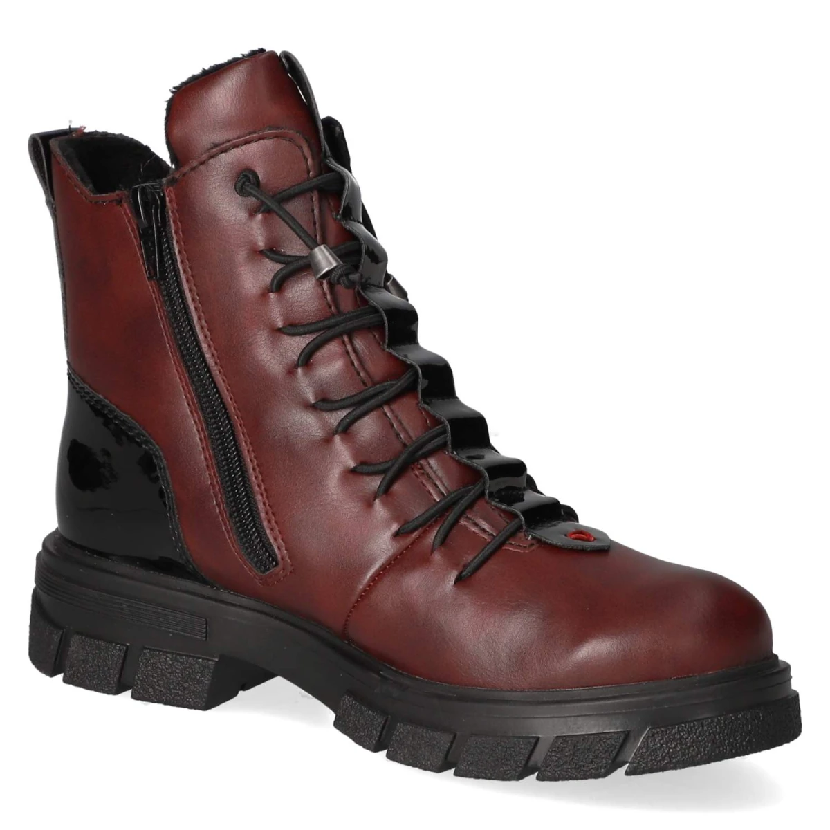 Schnürboots - Rot