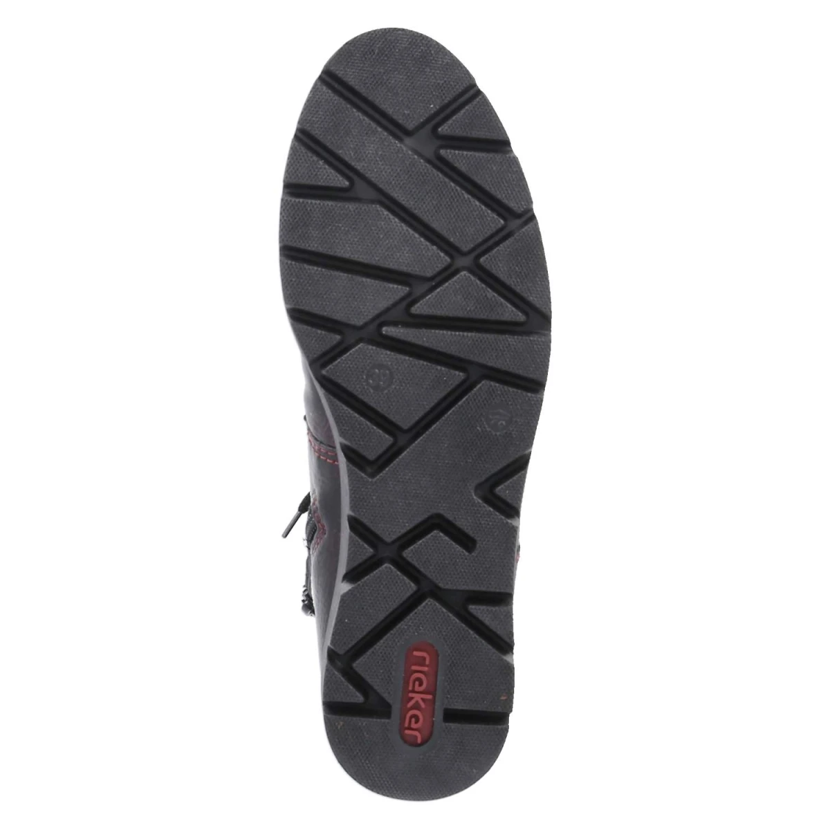 Schnürstiefeletten - rot