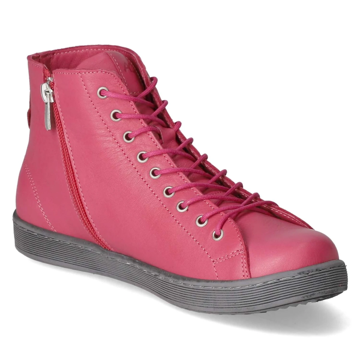 Schnürstiefeletten - hot pink