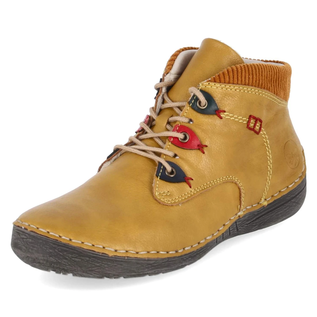Schnürboots - gelb