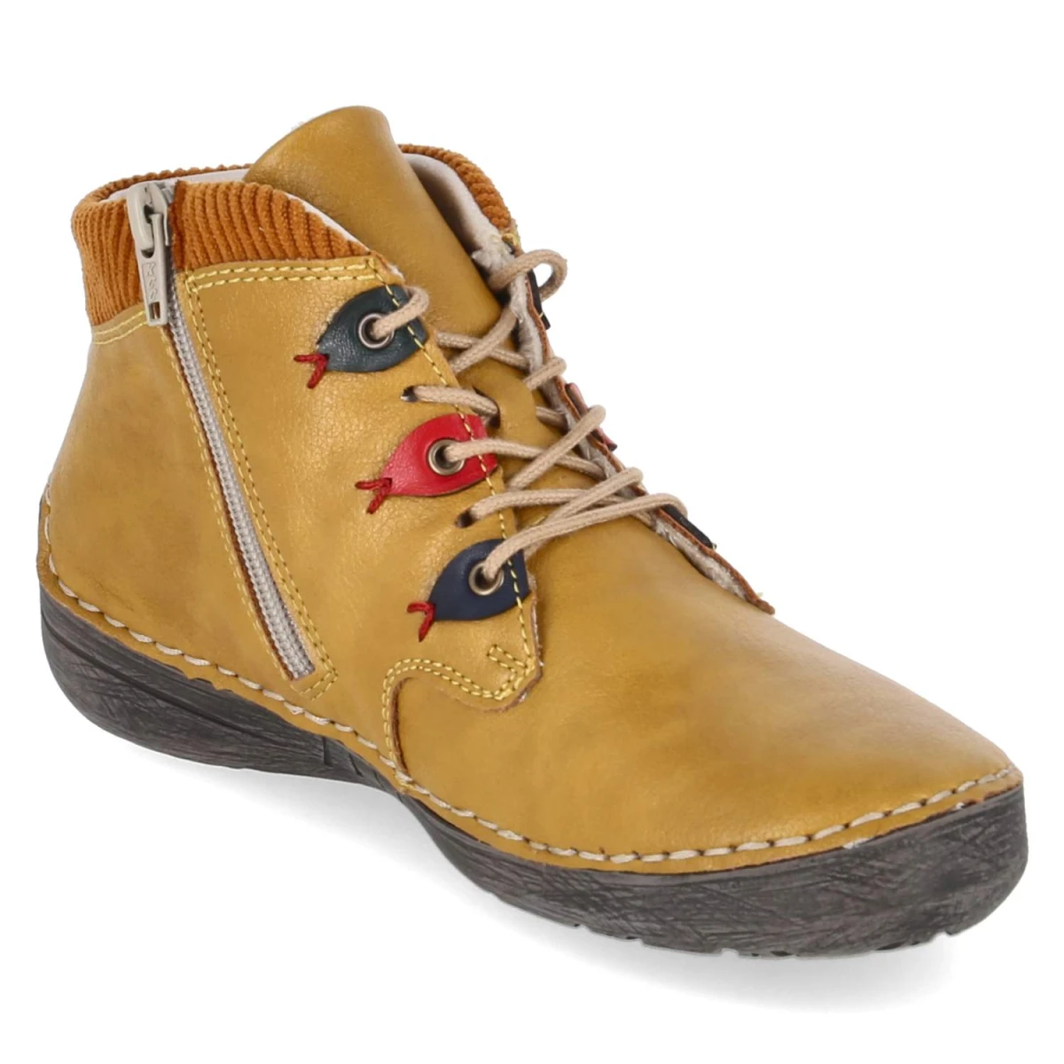 Schnürboots - gelb