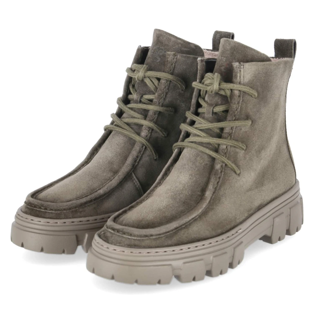 Schnürboots - olive