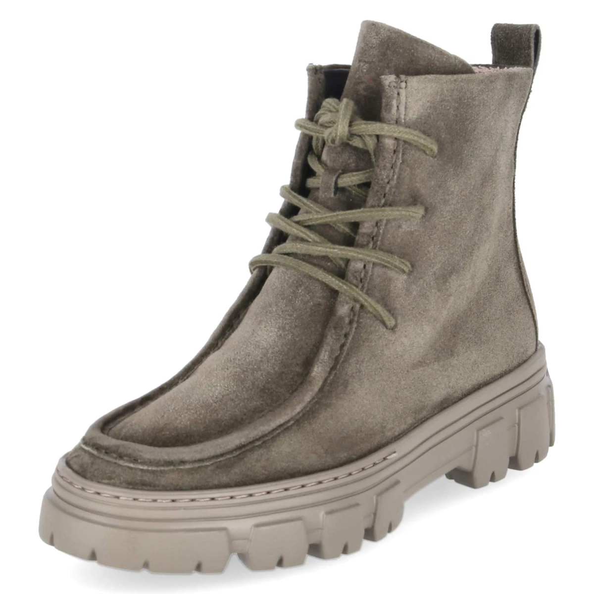 Schnürboots - olive