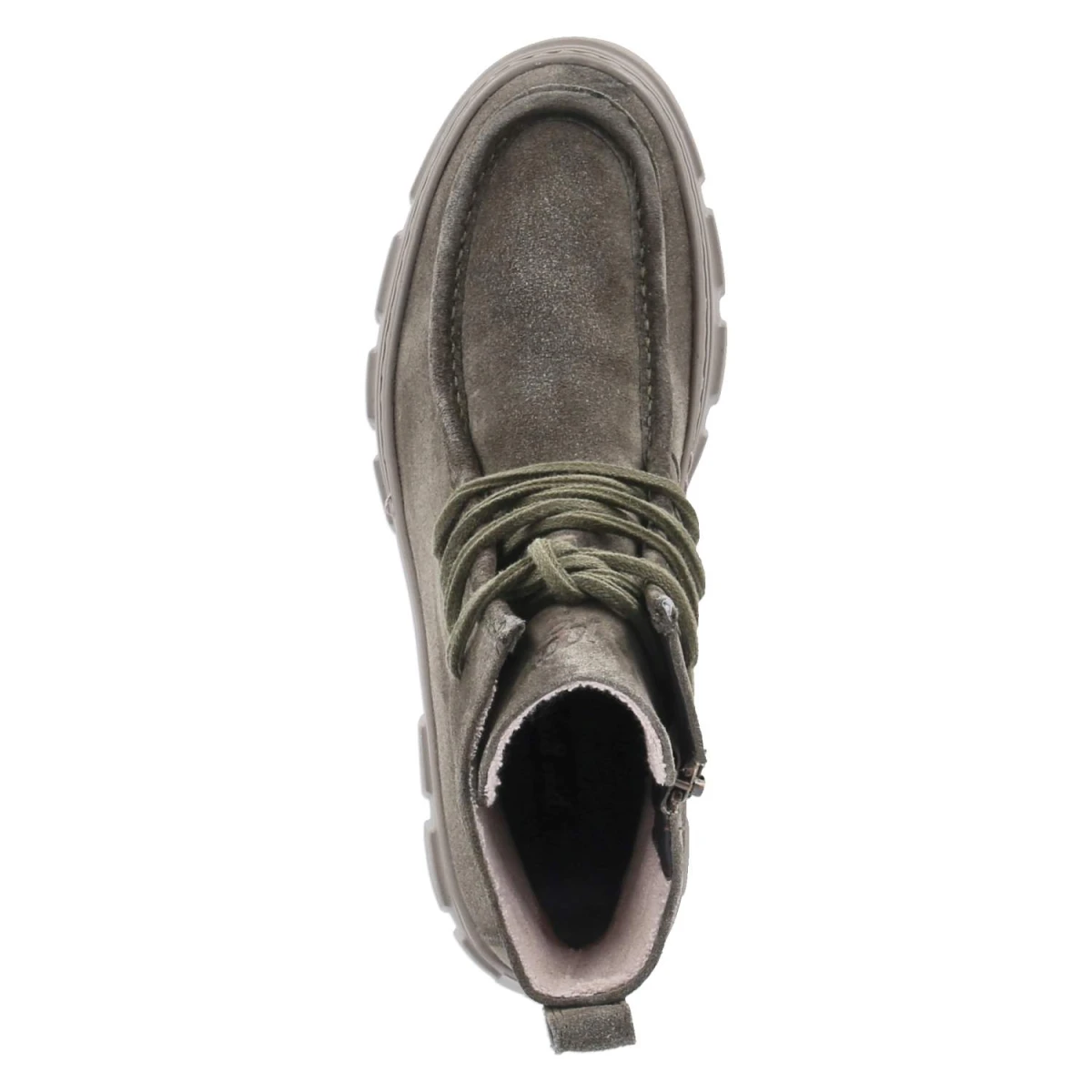Schnürboots - olive