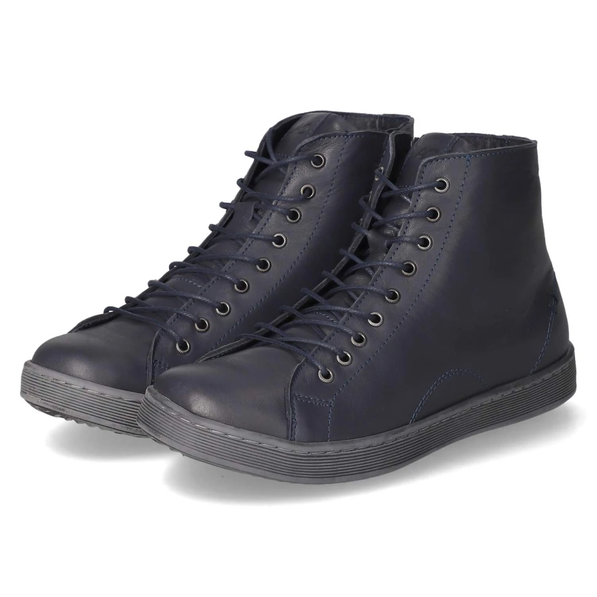 Schnürstiefeletten - d.blau