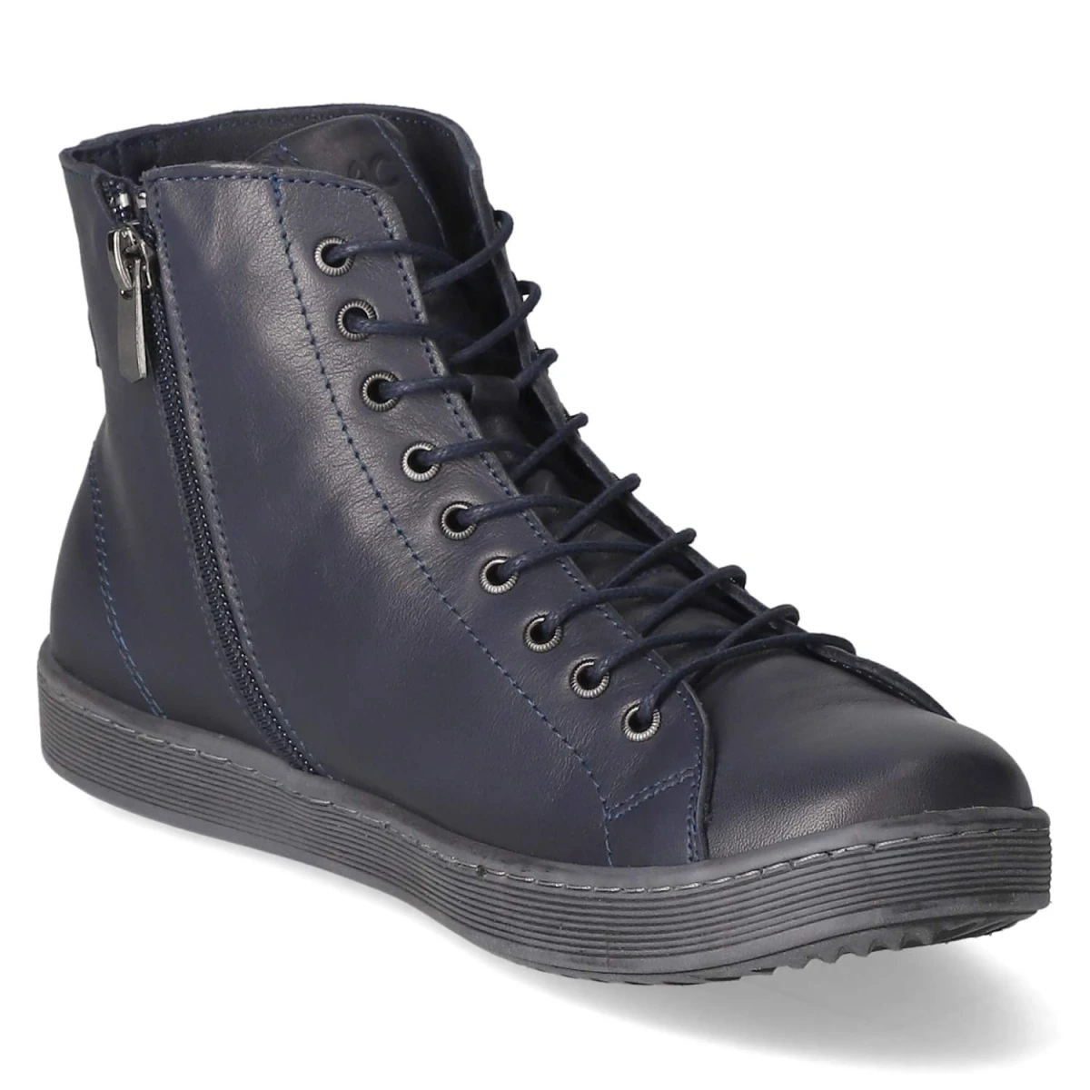 Schnürstiefeletten - d.blau