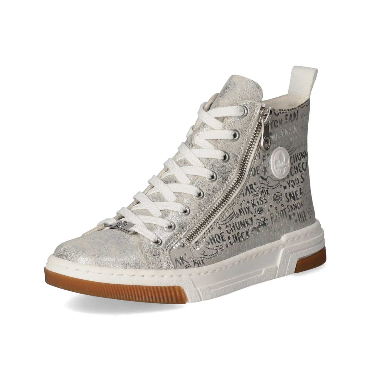 High Sneaker - fog-silver/frost-silver