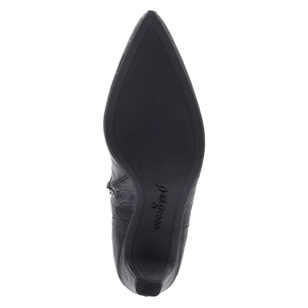 Ankle Boots - croco black