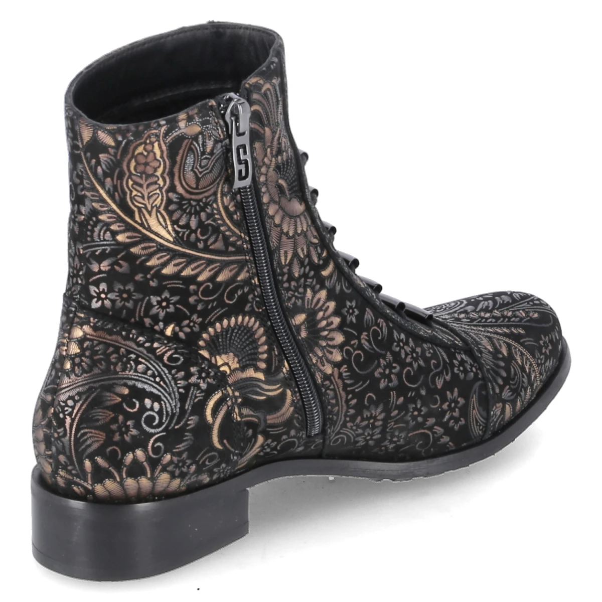 Ankle Boots - Schwarz/ Braun