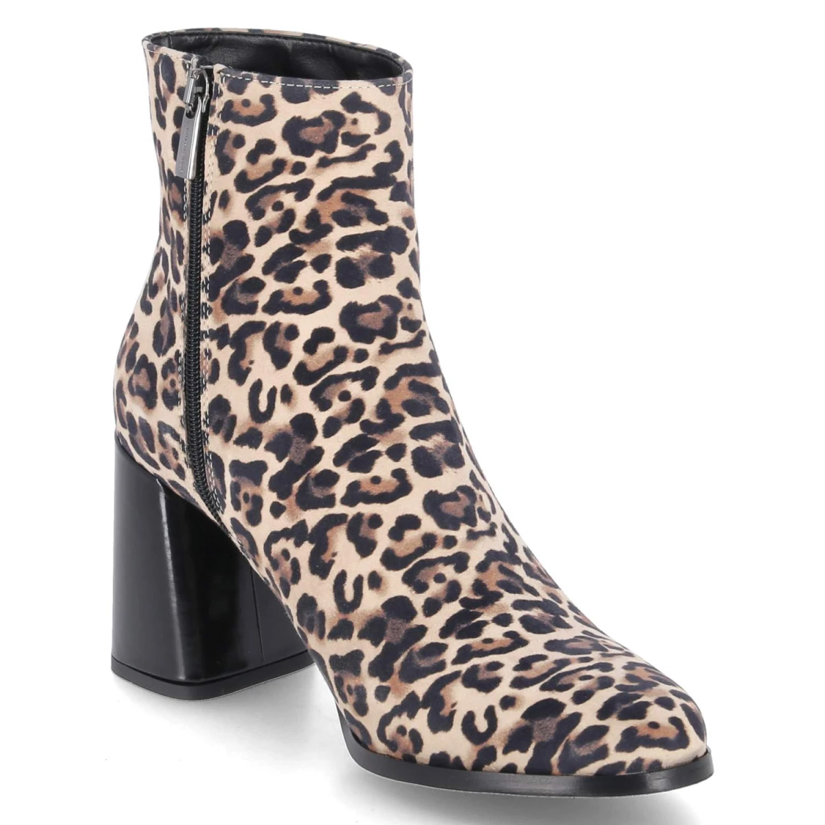 Ankle Boots - camel/nero