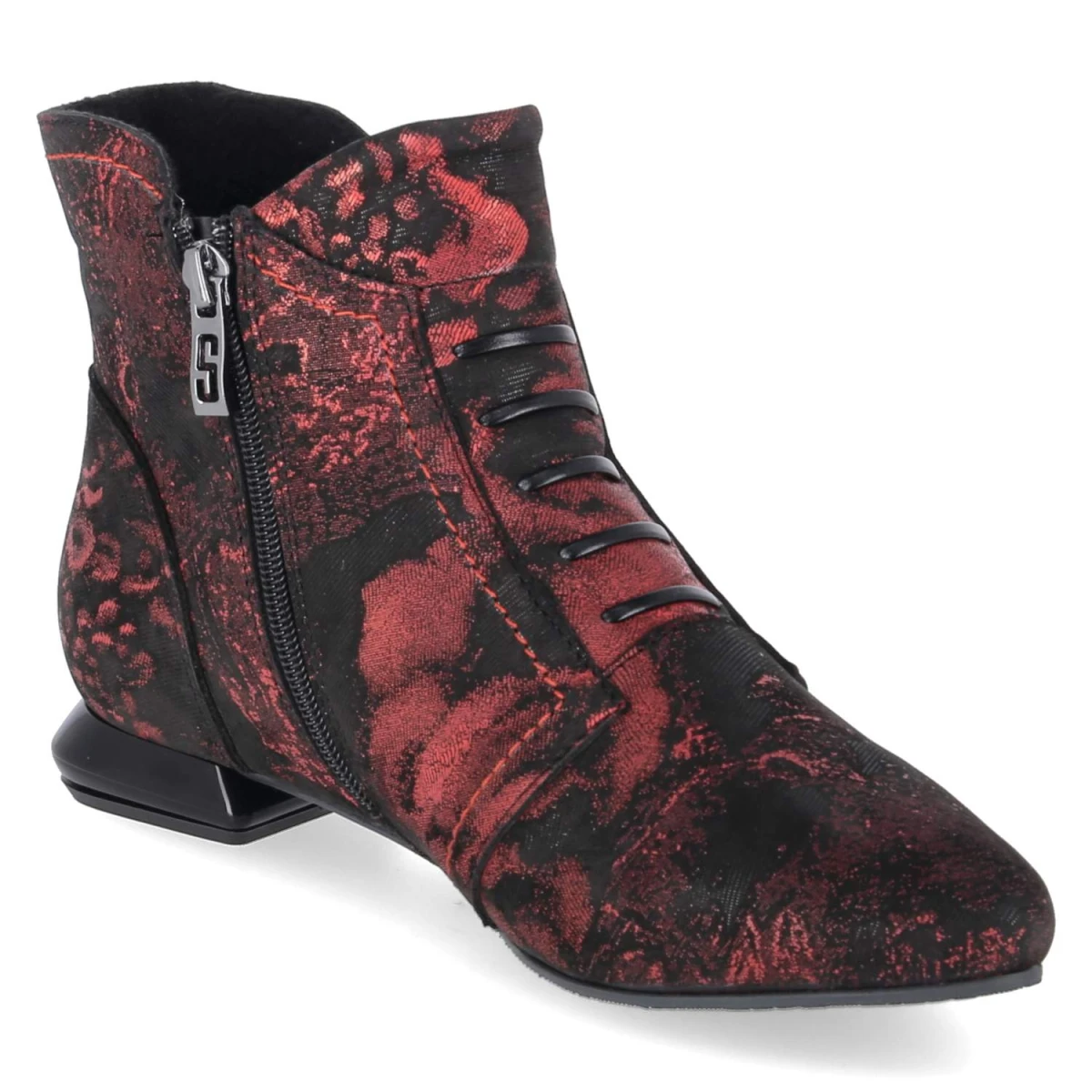 Ankle Boots - Weinrot