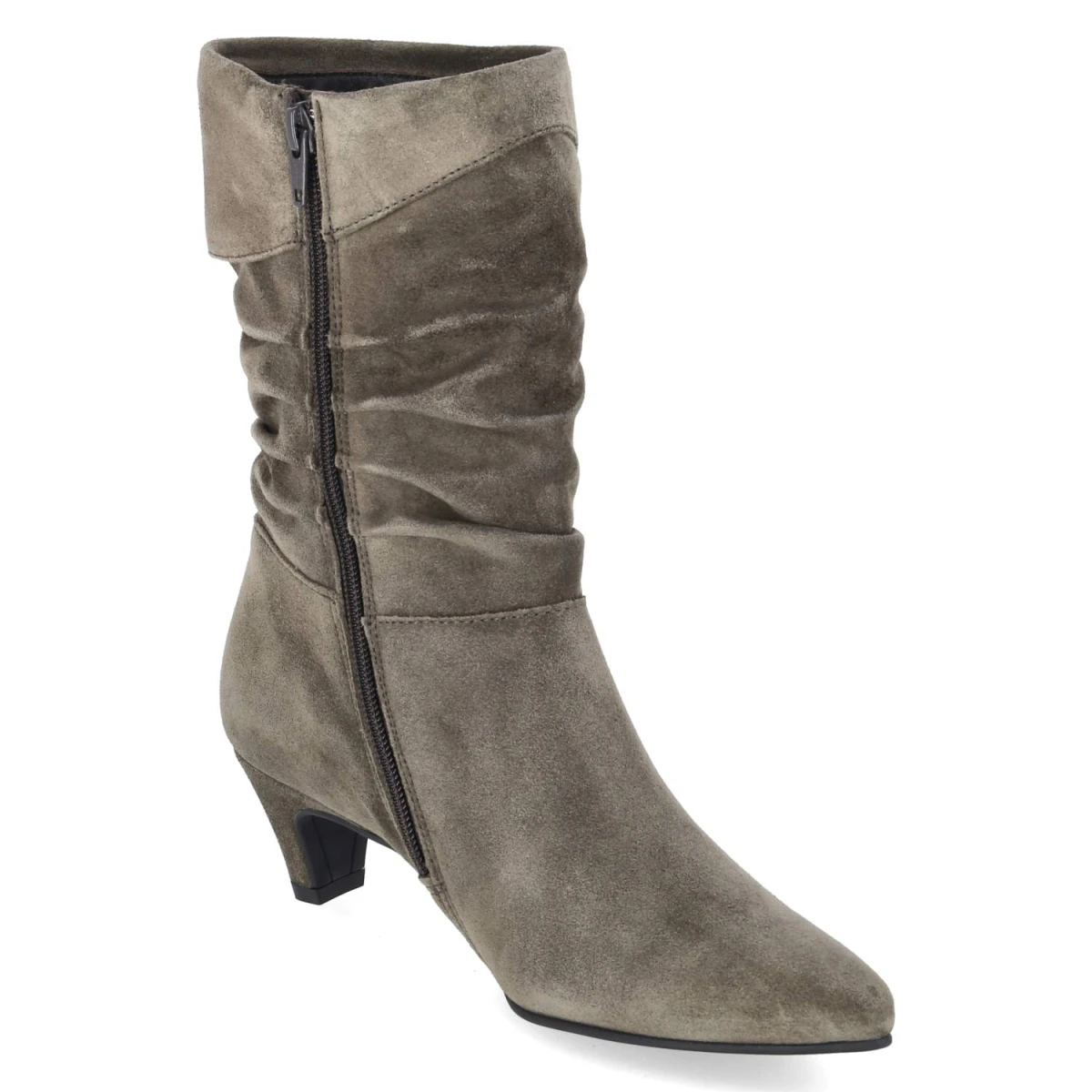 Slouchy Boots - olive