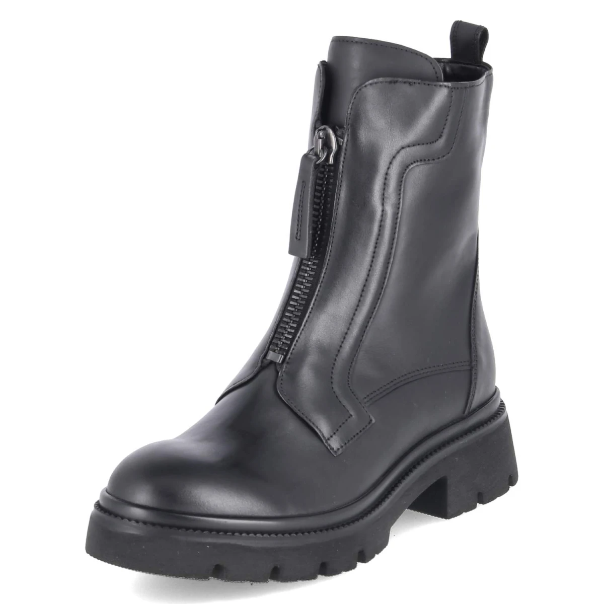 Stiefeletten - schwarz(altsilber)