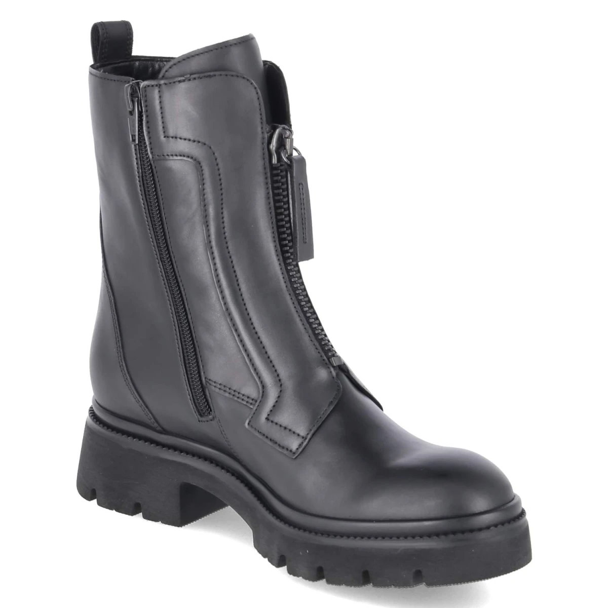 Stiefeletten - schwarz(altsilber)