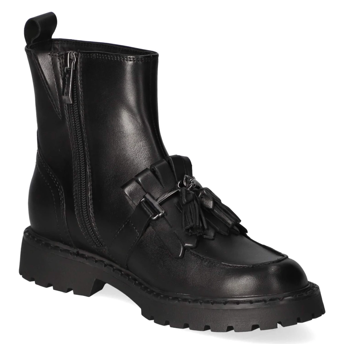 Stiefeletten - BLACK LEATHER