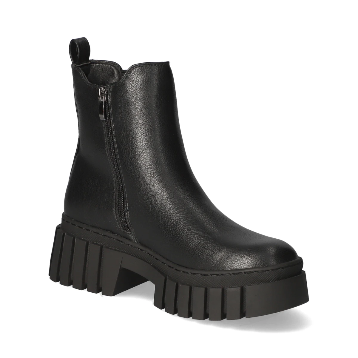 Chelsea Boots - schwarz/rot