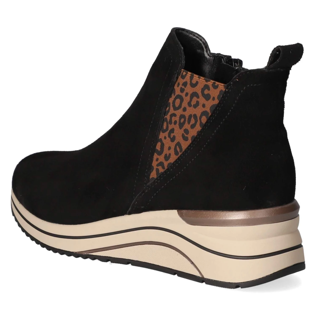 Chelsea Boots - schwarz kombi
