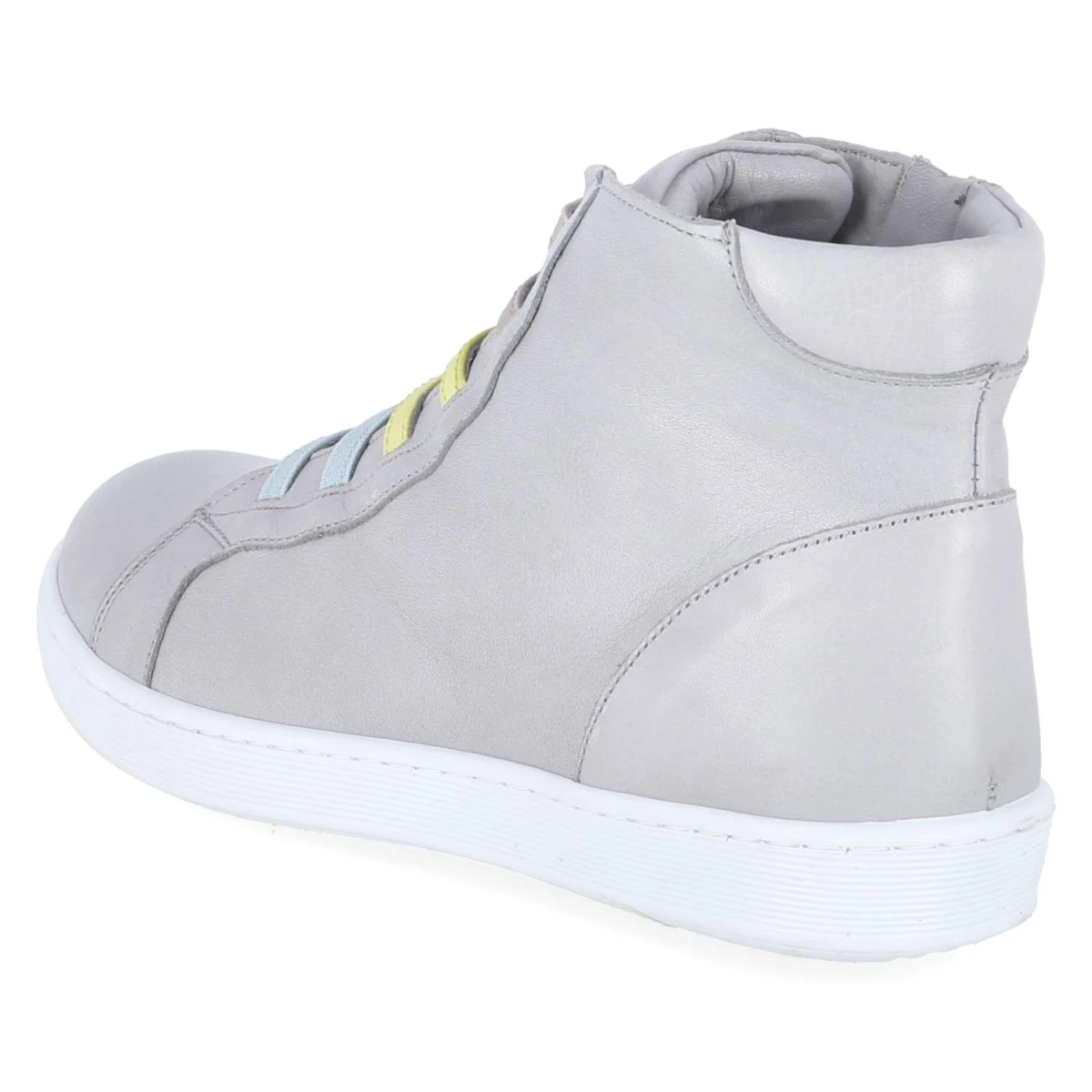 Boots - seidengrau/weiß kombi