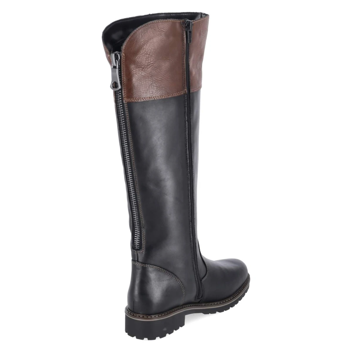 Stiefel - schwarz kombi