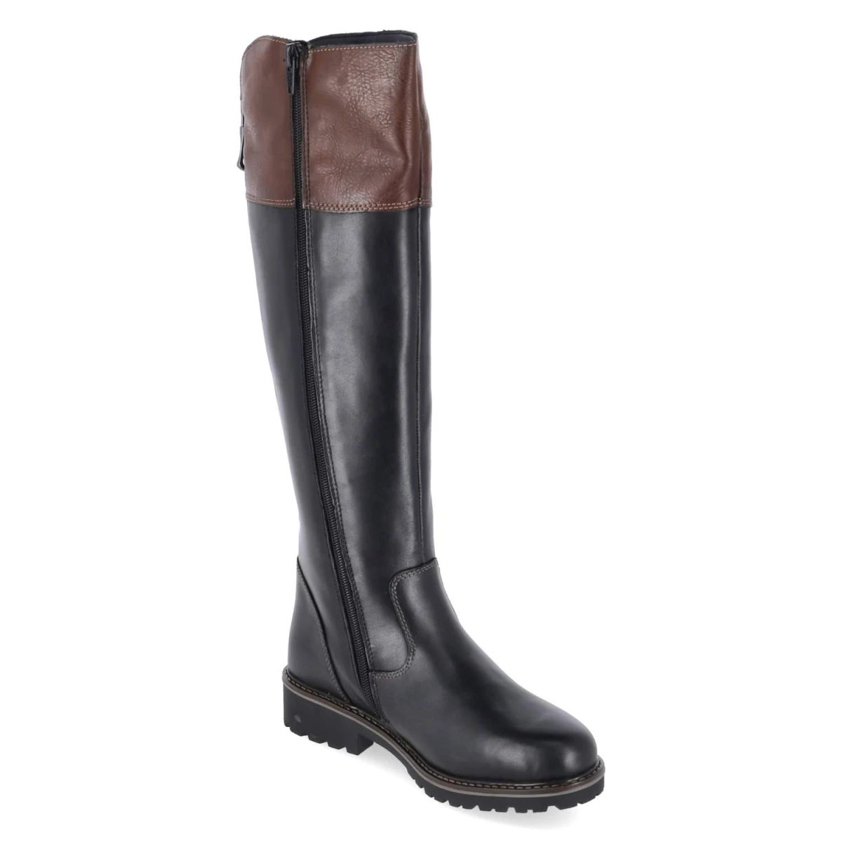 Stiefel - schwarz kombi