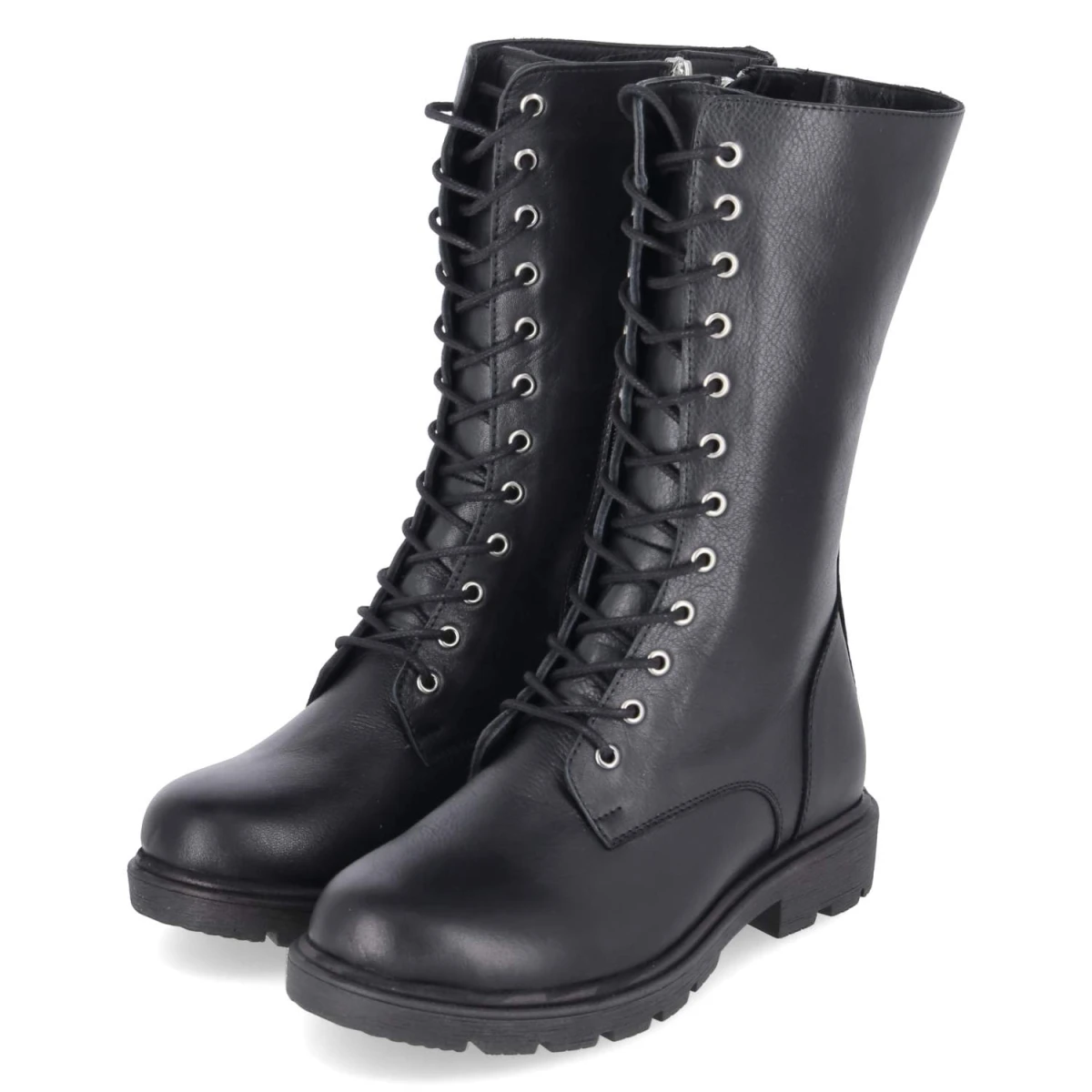 Schnürstiefel - schwarz