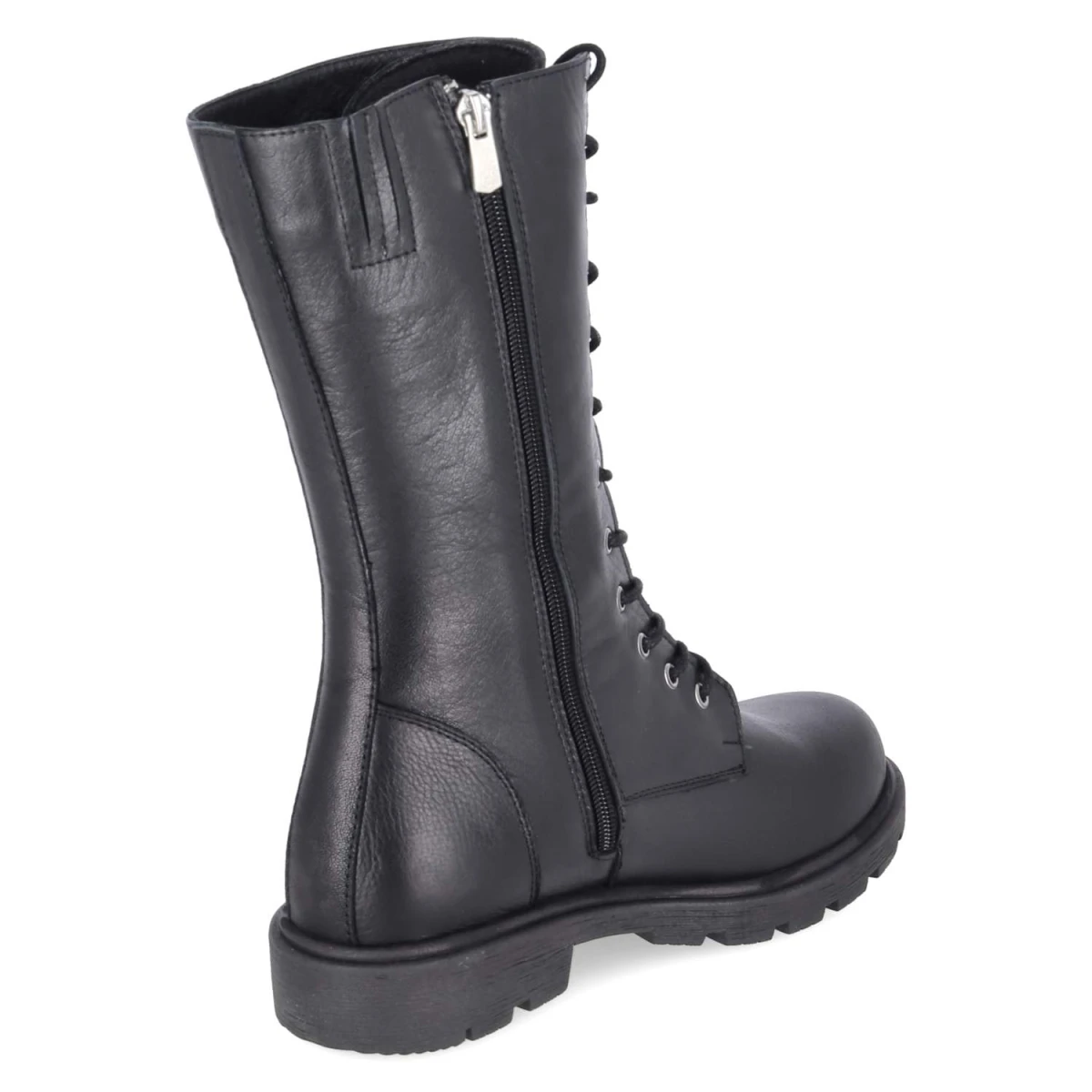 Schnürstiefel - schwarz