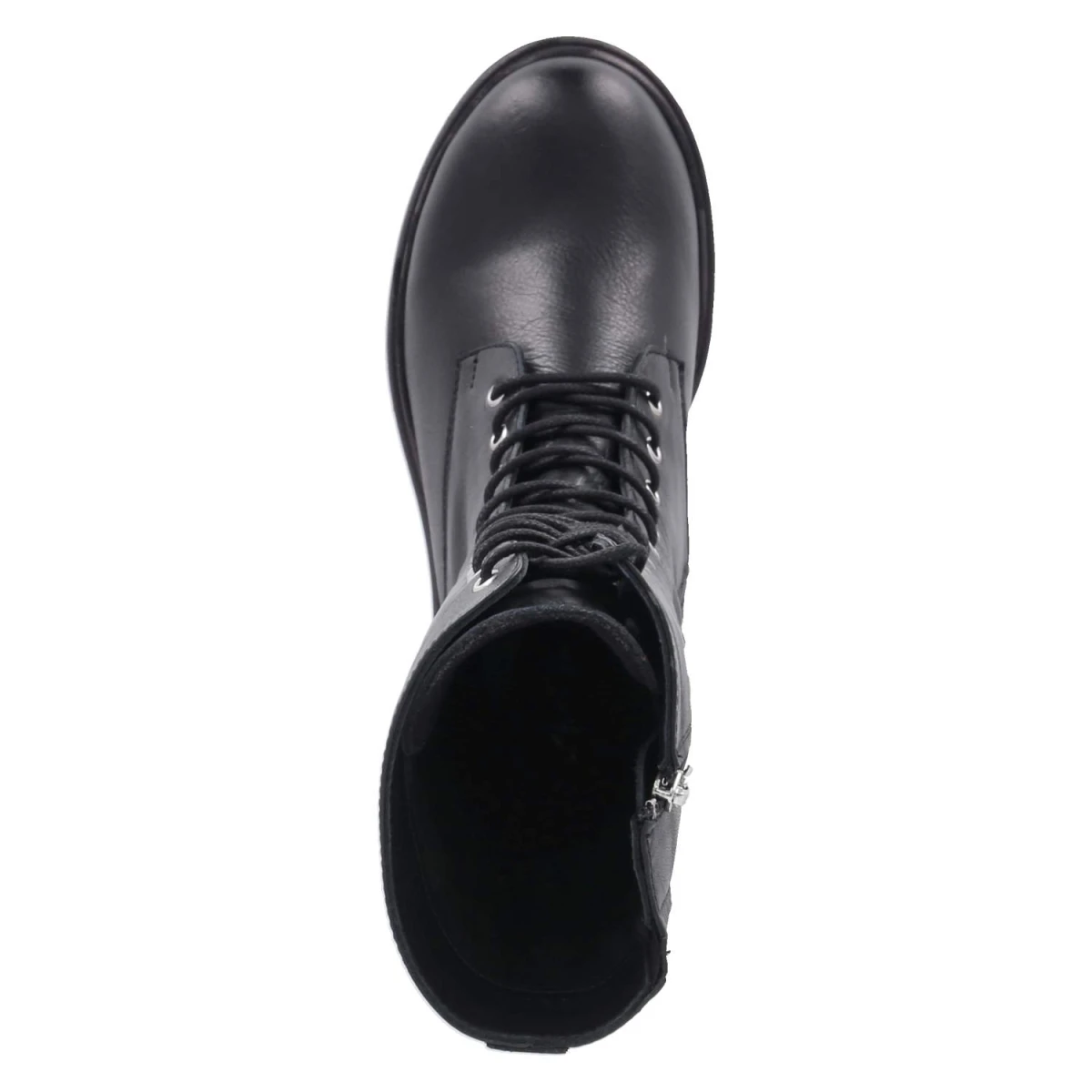 Schnürstiefel - schwarz