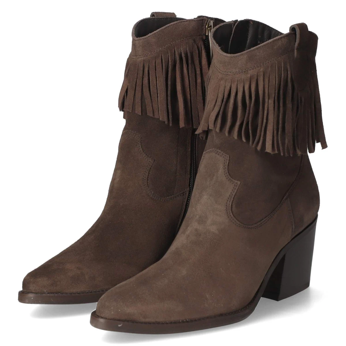 Westernstiefeletten - mocca