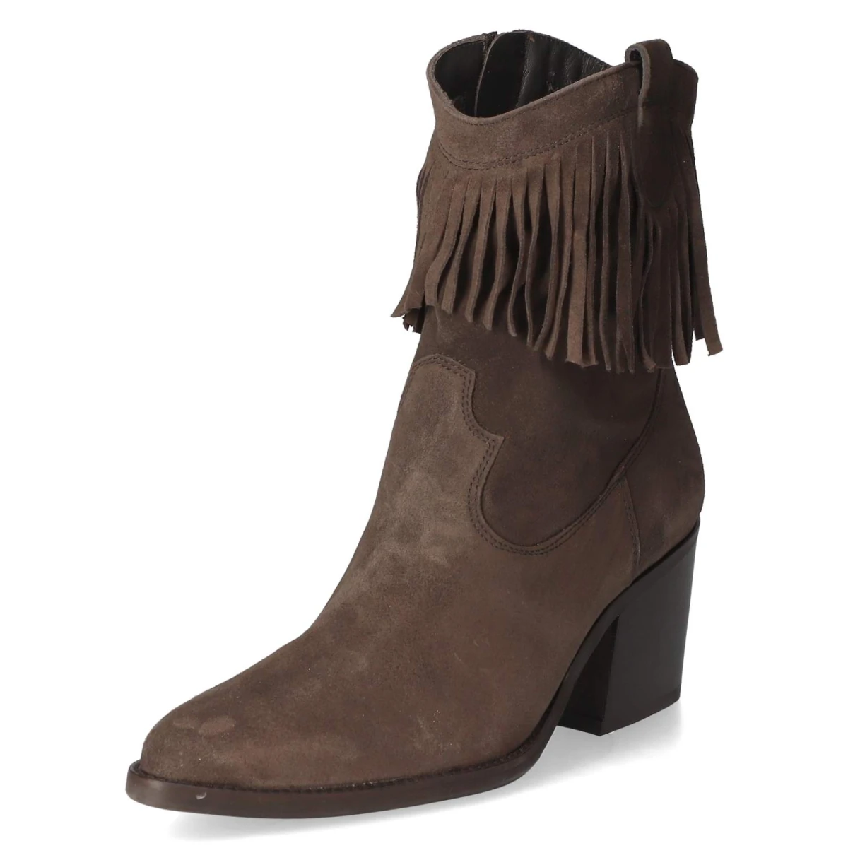 Westernstiefeletten - mocca
