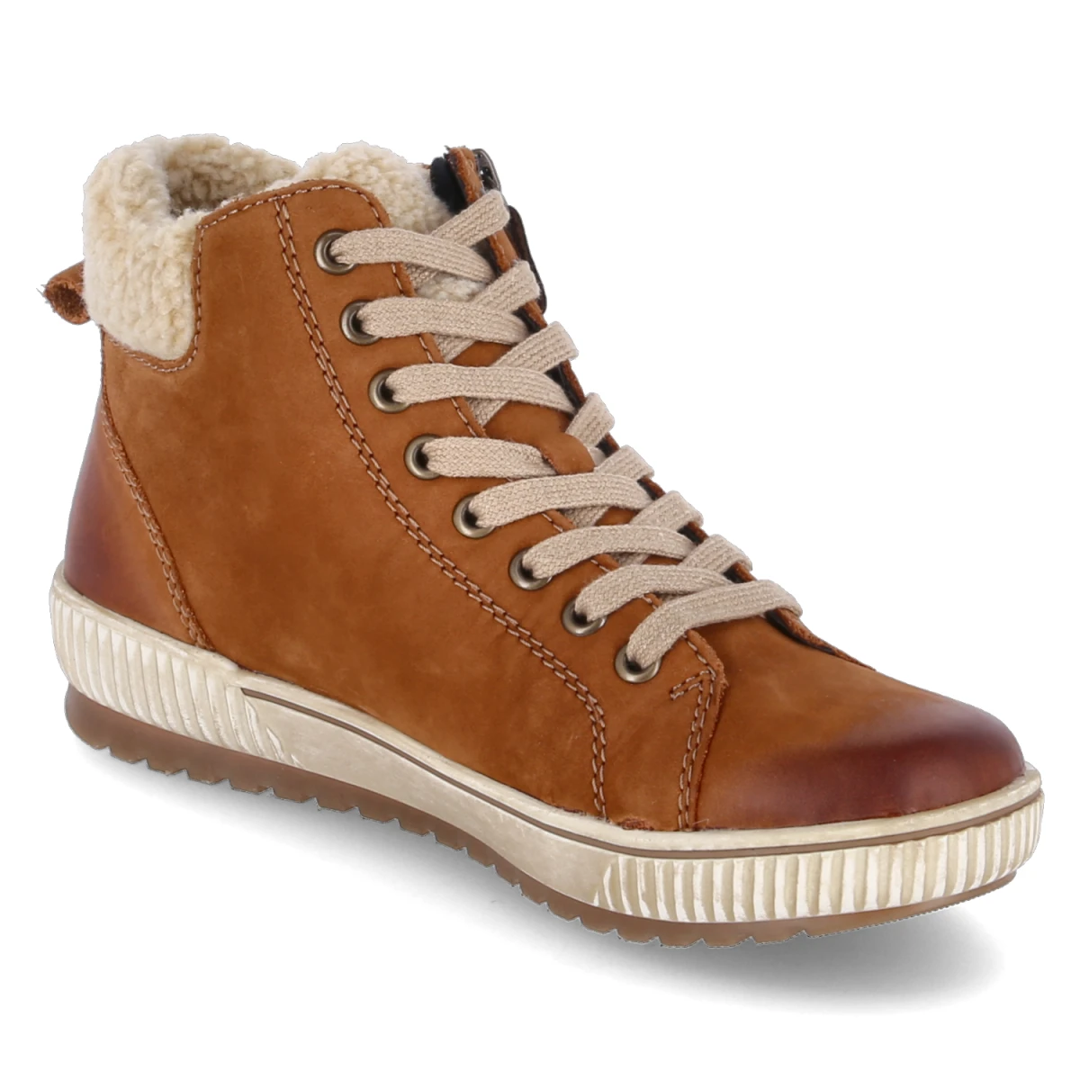 Winterstiefeletten - braun kombi