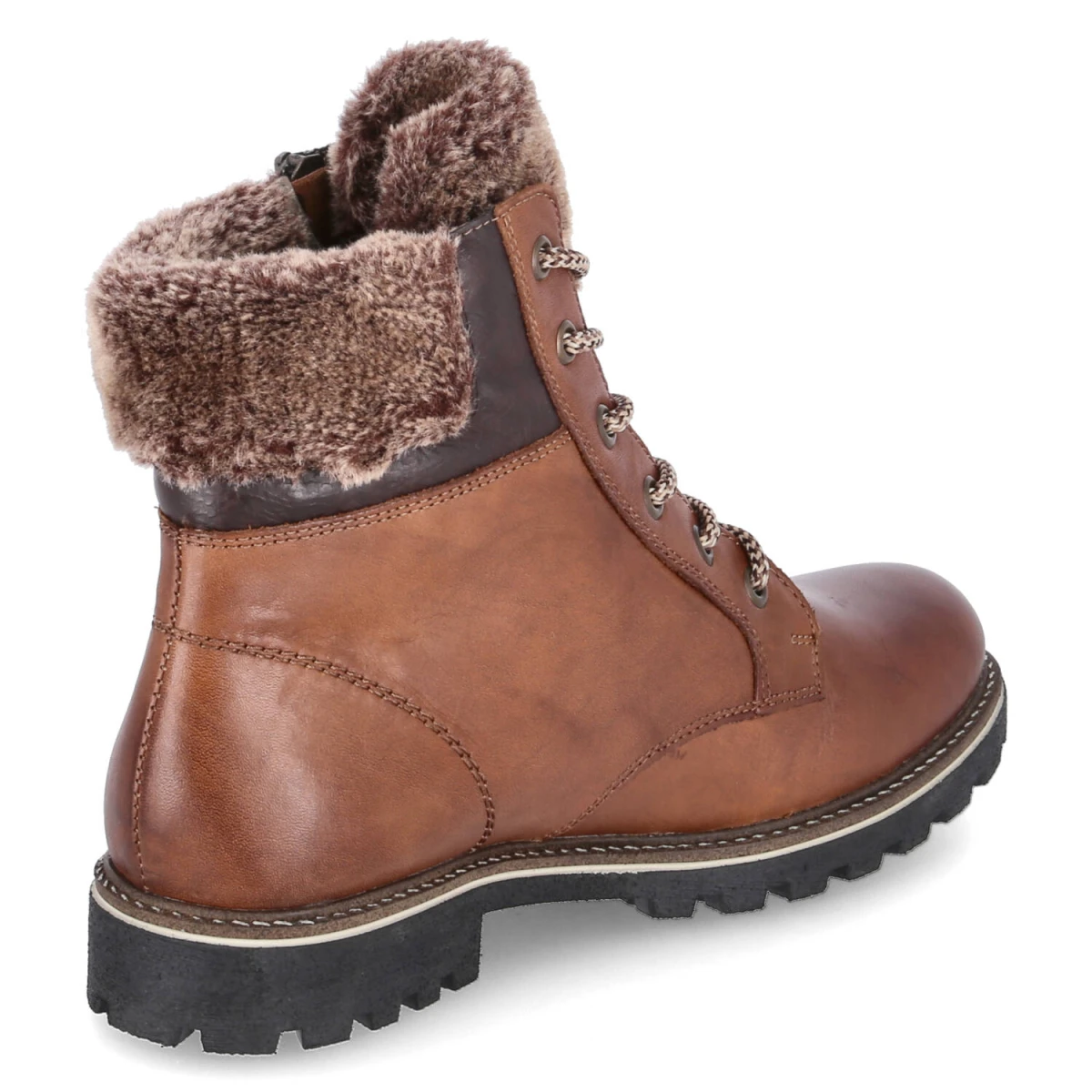 Winterstiefeletten - braun kombi