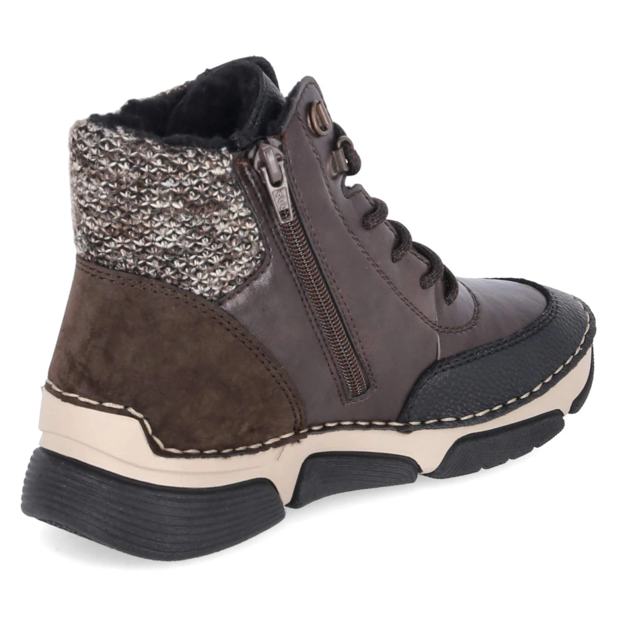Winterboots - braun kombi