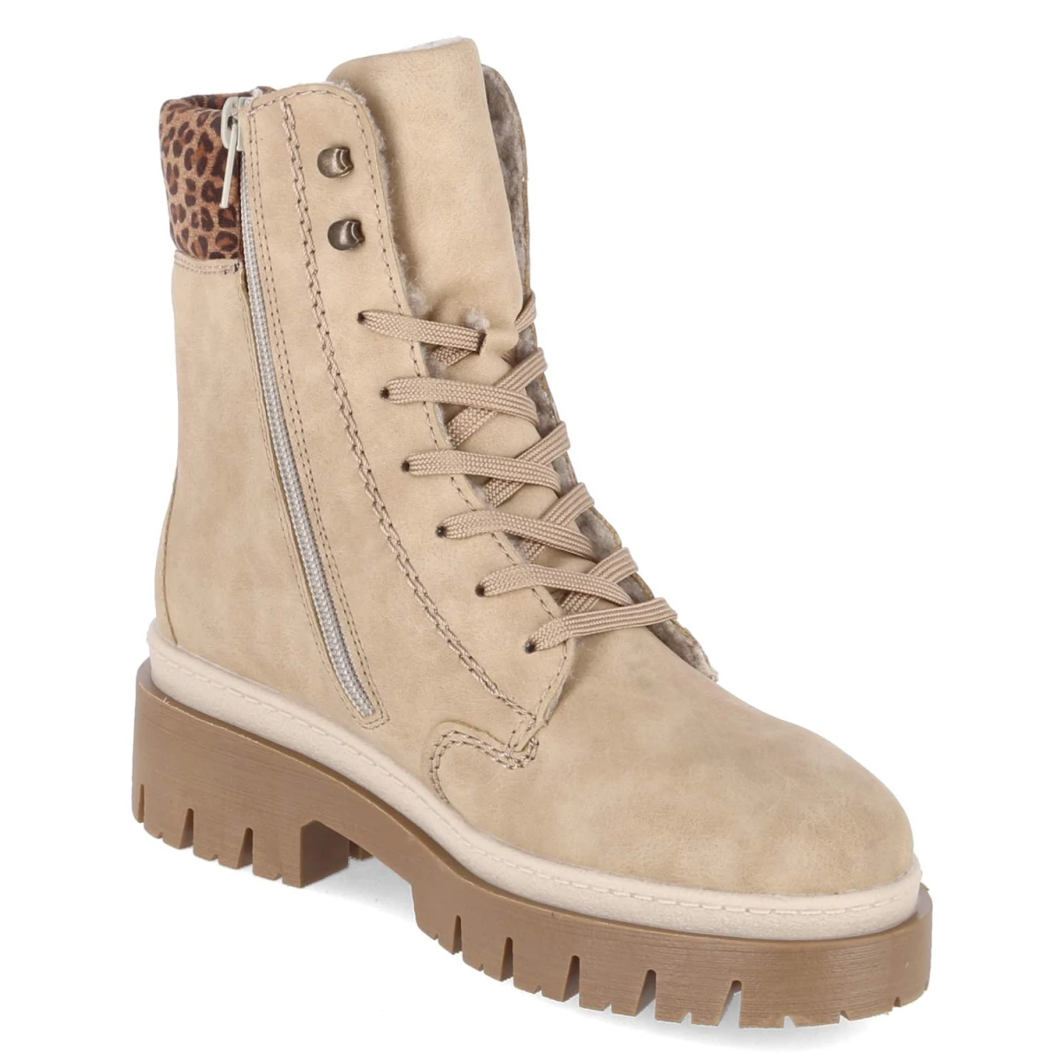 Schnürstiefeletten - marble/leo-nuss